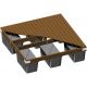 Plastový plavák 950 x 650 -  H 400 mm