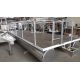 Pontónová hliníková loď Shiptech Schab CAT 8x2,5m dm 630 - katamarán (PONTOON BOAT)
