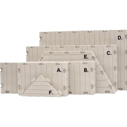 Plastový pontón EZ dock-plavák C-1,5x3x0,38m